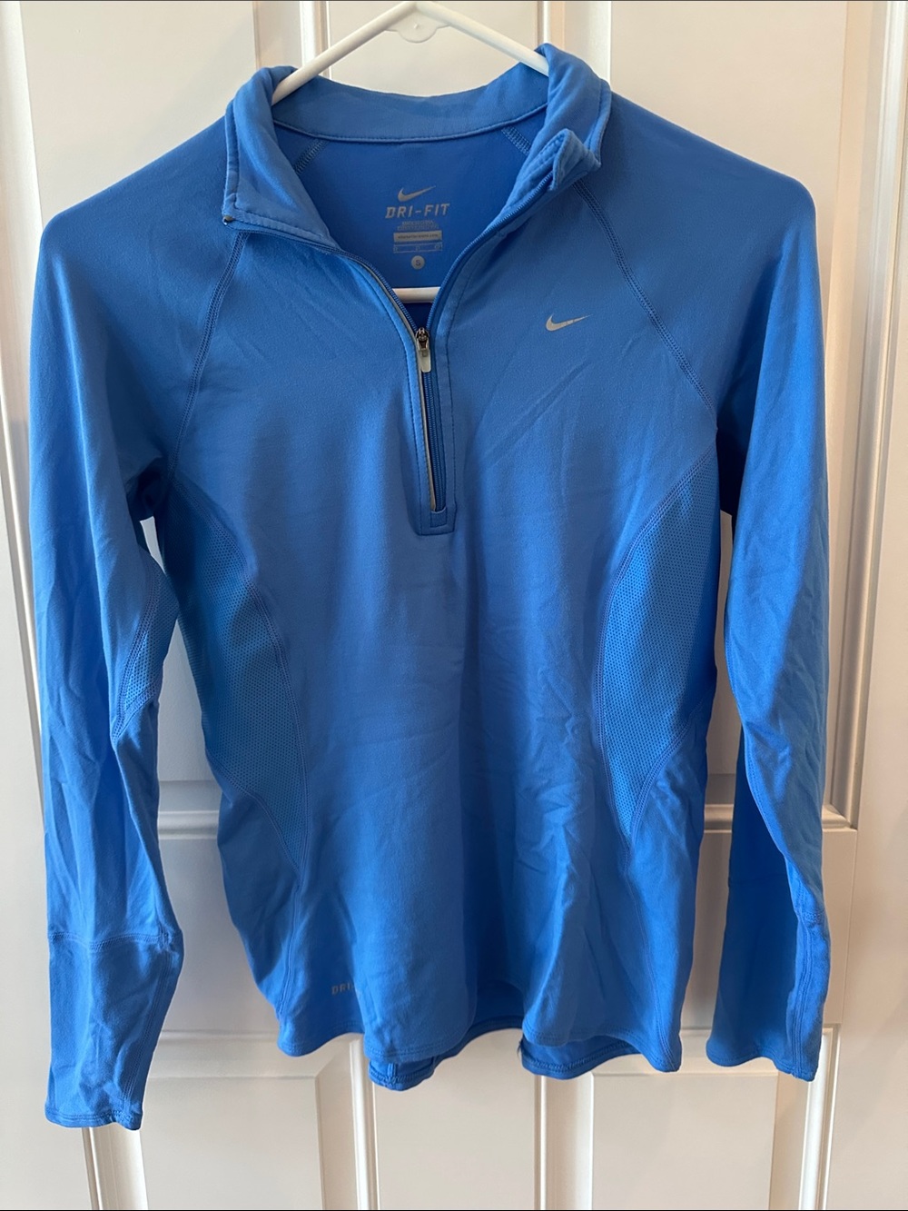 Nike Light Blue Dri-FIT Quarter-Zip Training Jacket